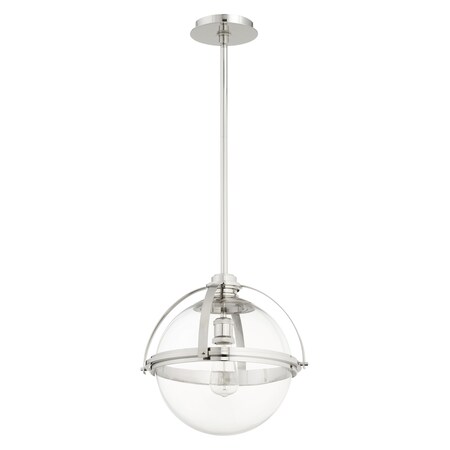 Quorum 15In. Meridian Globe Pnd-Pn 88-15-62